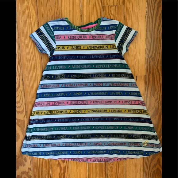 | SOLD | Mini Boden Harry Potter Charms Class Jersey Dress - Picture 3 of 7